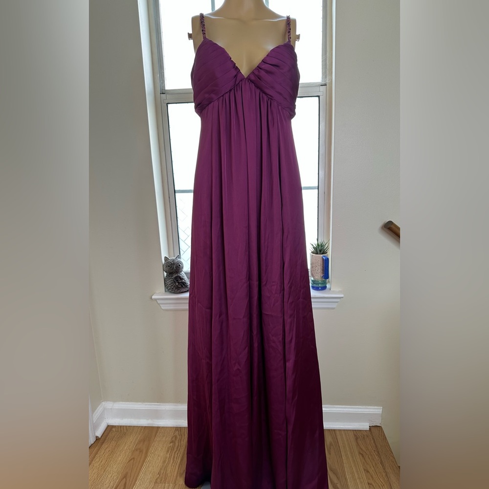 Max & Cleo|Goddess Gown With Be Poly|Size 6|Wild Rose|Empire Maxi Dress|Lined